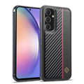 LC.IMEEKE 3 in 1 Carbon Fiber Texture Shockproof Phone Case, For Samsung Galaxy A24, For Samsung Galaxy S24 Ultra 5G, For Samsung Galaxy A15 5G, For Samsung Galaxy S24+ 5G, For Samsung Galaxy A34 5G, For Samsung Galaxy S24 5G, For Samsung Galaxy A23 4G...