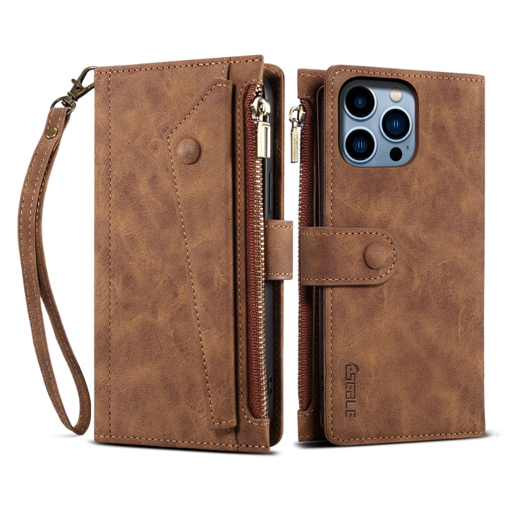 ESEBLE Retro Frosted RFID Flip Leather Phone Case, For iPhone 17e / 16e, For iPhone 16 Pro Max, For iPhone 16 Pro, For iPhone 16 Plus, For iPhone 16, For iPhone 15 Pro Max