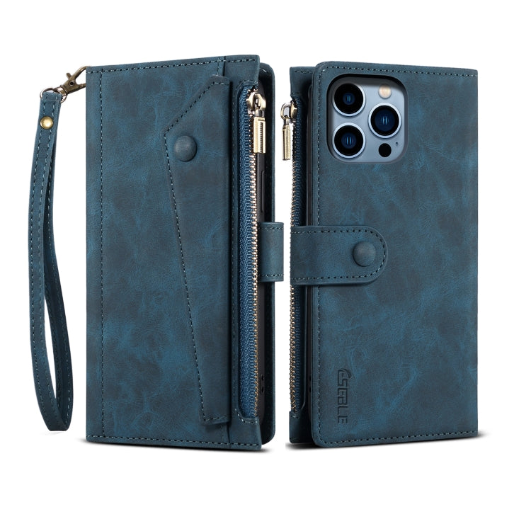 ESEBLE Retro Frosted RFID Flip Leather Phone Case, For iPhone 17e / 16e, For iPhone 16 Pro Max, For iPhone 16 Pro, For iPhone 16 Plus, For iPhone 16, For iPhone 15 Pro Max