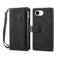 ESEBLE Retro Frosted RFID Flip Leather Phone Case, For iPhone 17e / 16e, For iPhone 16 Pro Max, For iPhone 16 Pro, For iPhone 16 Plus, For iPhone 16, For iPhone 15 Pro Max