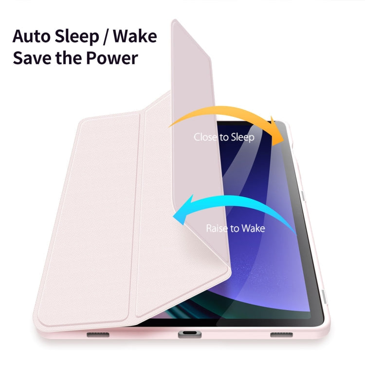 DUX DUCIS TOBY Series Antiskid Leather Tablet Case with Sleep / Wake-up Function, For Samsung Galaxy Tab S10 Lite / S10 FE, For Samsung Galaxy Tab S10 FE+, For Samsung Galaxy Tab S10 Ultra, For Samsung Galaxy Tab S10+, For Samsung Galaxy Tab S9 FE+    ...