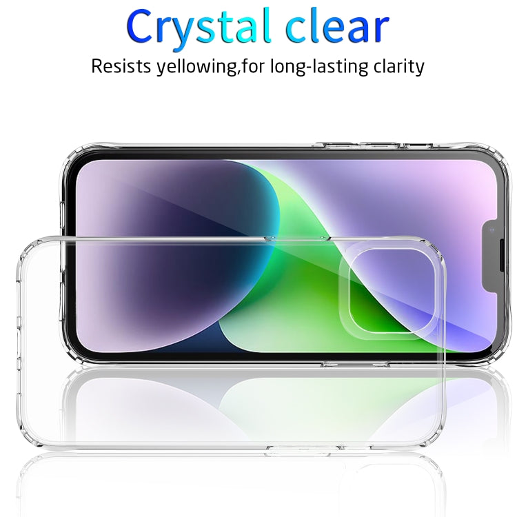 For iPhone 15 Shockproof Transparent Acrylic Phone Case(Transparent)
