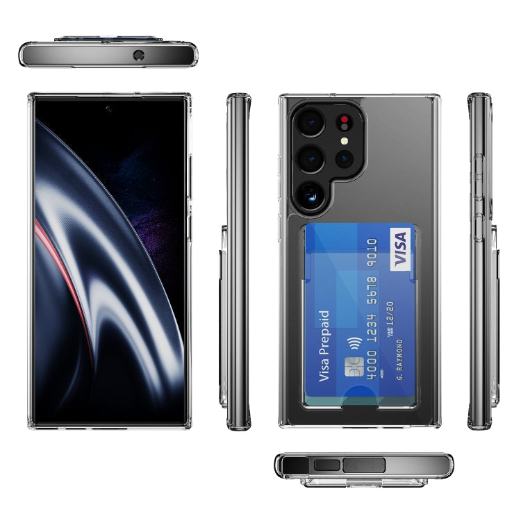 For Samsung Galaxy S24+ 5G Crystal Clear Wallet Air Bag Phone Case(Transparent)