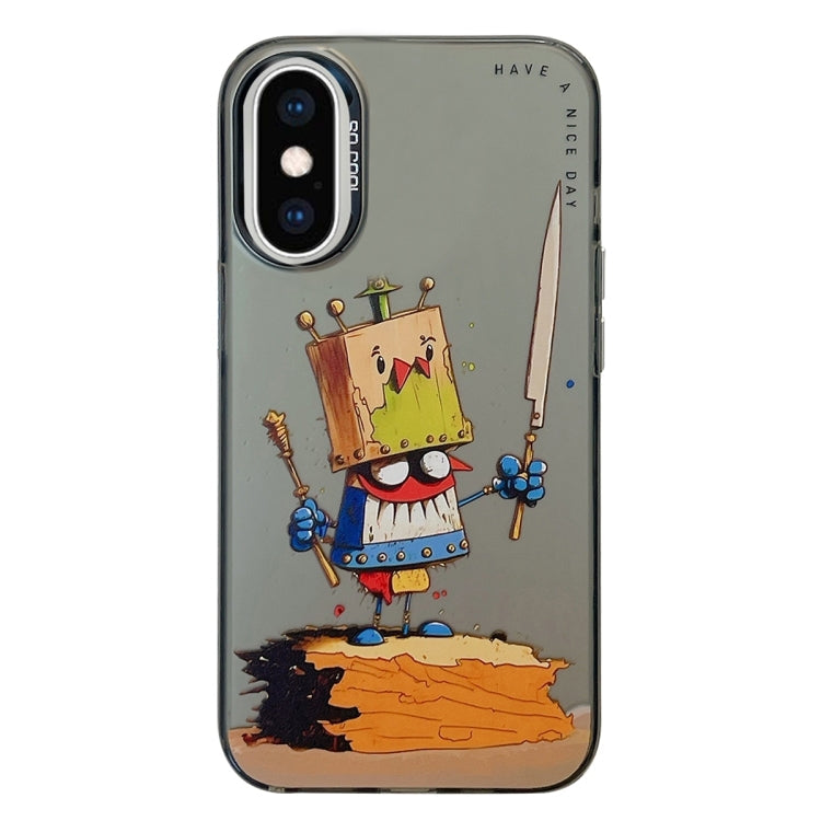 Animal Pattern Oil Painting Series PC + TPU Phone Case