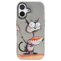 Animal Pattern Oil Painting Series PC + TPU Phone Case, For iPhone 16 Plus