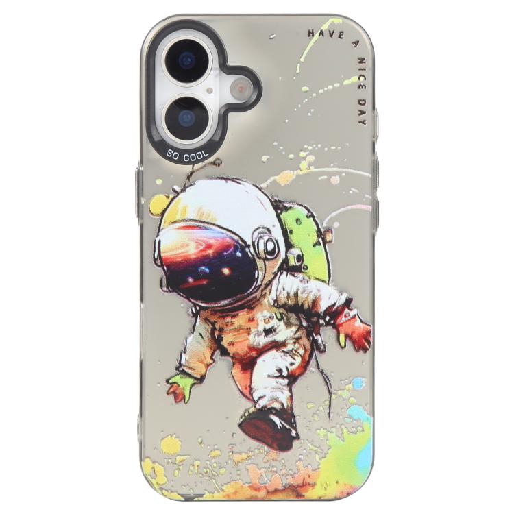 Animal Pattern Oil Painting Series PC + TPU Phone Case, For iPhone 16 Plus