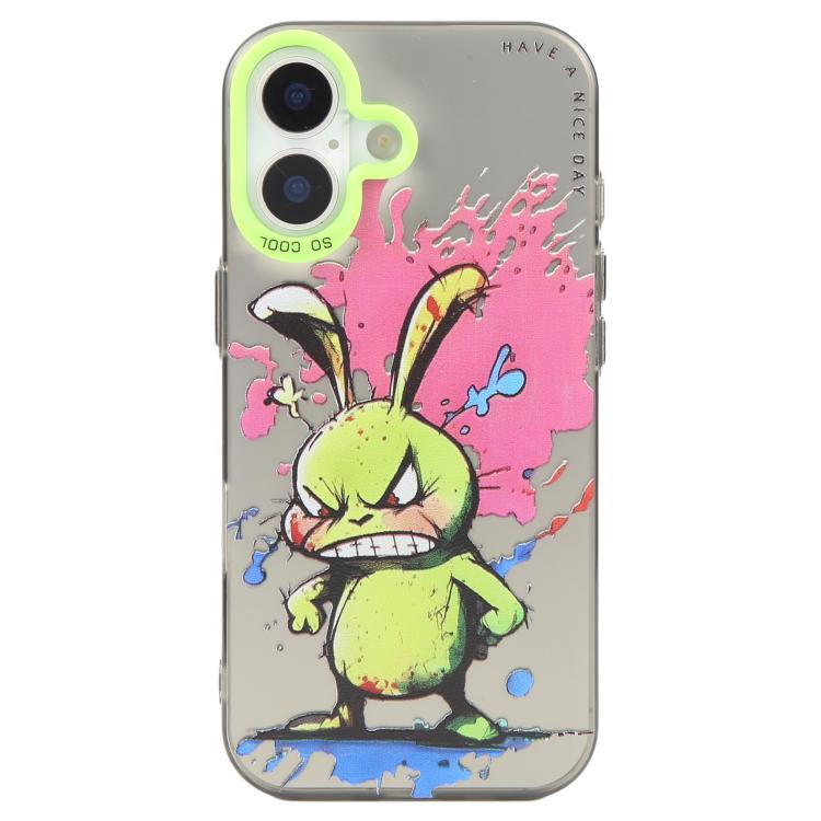 Animal Pattern Oil Painting Series PC + TPU Phone Case, For iPhone 16 Plus