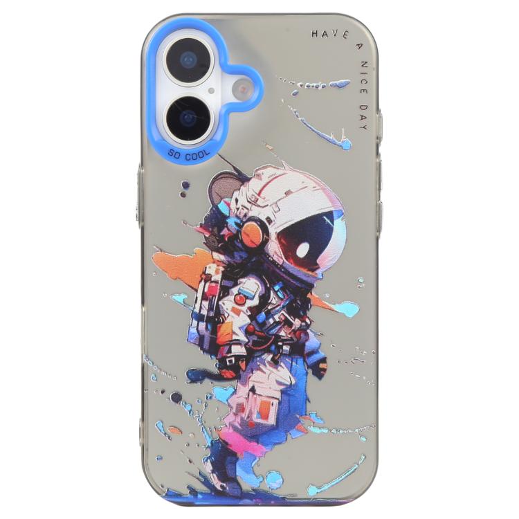 Animal Pattern Oil Painting Series PC + TPU Phone Case, For iPhone 16 Plus