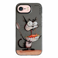 Animal Pattern Oil Painting Series PC + TPU Phone Case, For iPhone 6s / 6