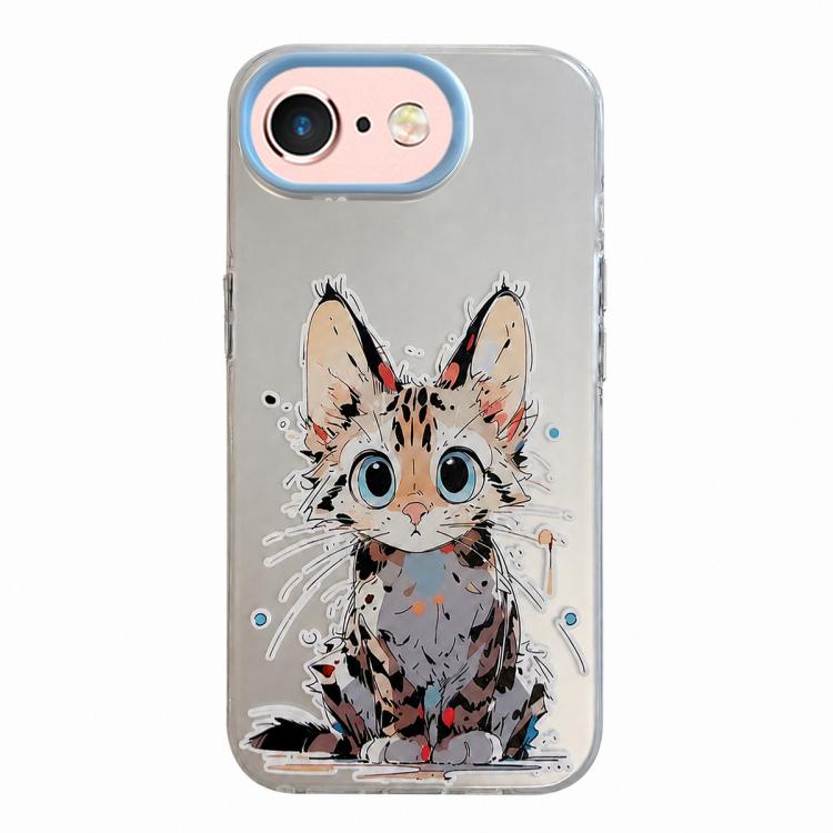 Animal Pattern Oil Painting Series PC + TPU Phone Case, For iPhone 6s / 6