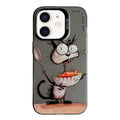 Animal Pattern Oil Painting Series PC + TPU Phone Case, For iPhone 12 mini