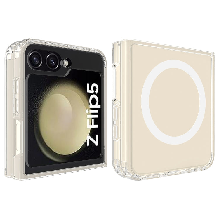 For Samsung Galaxy Z Flip5 MagSafe Transparent Acrylic Phone Case