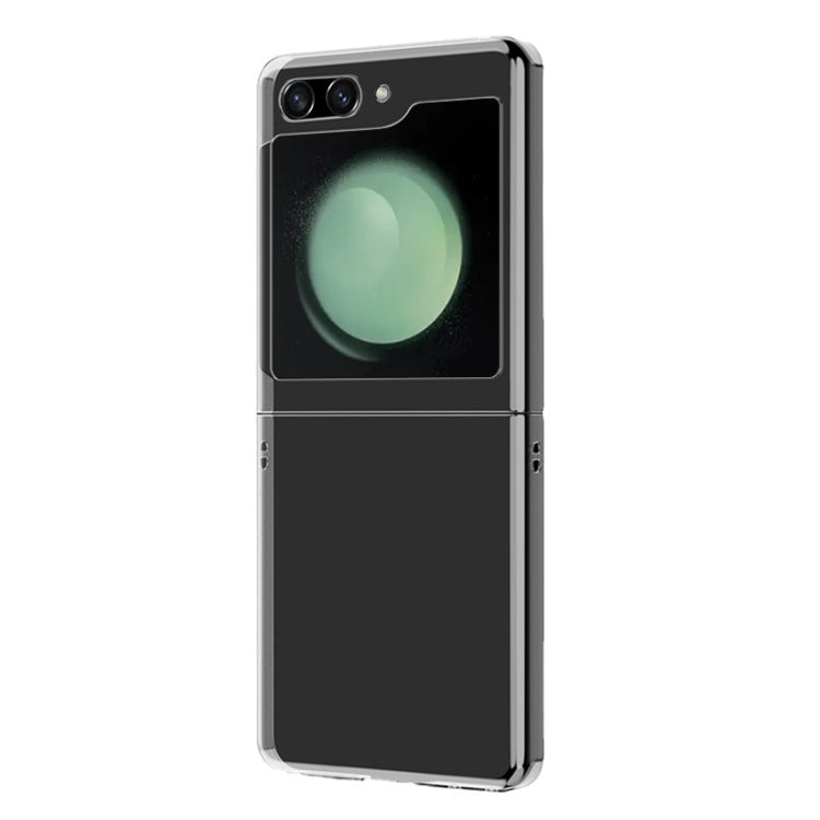 For Samsung Galaxy Z Flip4 5G Transparent PC Flip Phone Case