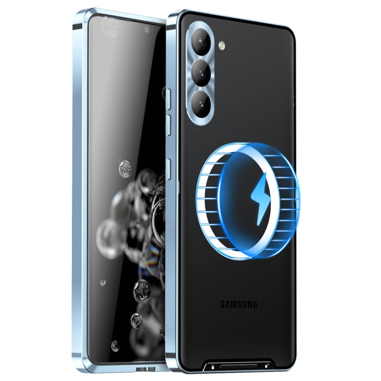 MagSafe Magnetic Frosted Metal Phone Case, For Samsung Galaxy S24 Ultra 5G, For Samsung Galaxy S24+ 5G, For Samsung Galaxy S24 5G, For Samsung Galaxy S23 FE 5G