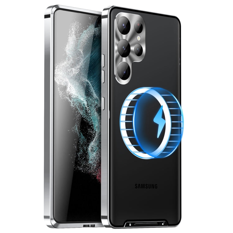 MagSafe Magnetic Frosted Metal Phone Case, For Samsung Galaxy S26 Ultra 5G, For Samsung Galaxy S25 5G, For Samsung Galaxy S25+ 5G, For Samsung Galaxy S25 Ultra 5G, For Samsung Galaxy S24 FE 5G
