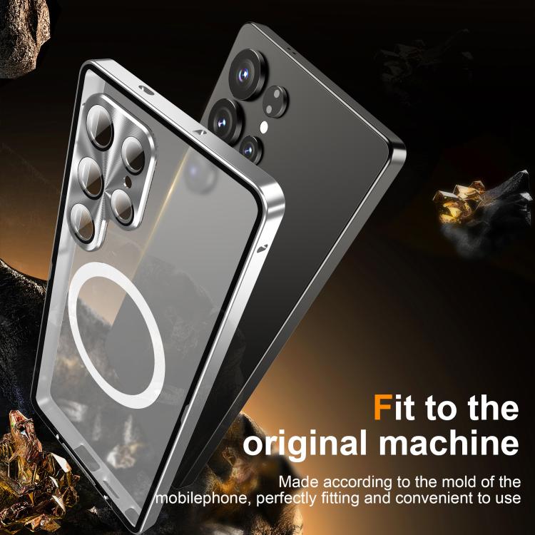 MagSafe Magnetic Frosted Metal Phone Case, For Samsung Galaxy S26 Ultra 5G, For Samsung Galaxy S25 5G, For Samsung Galaxy S25+ 5G, For Samsung Galaxy S25 Ultra 5G, For Samsung Galaxy S24 FE 5G