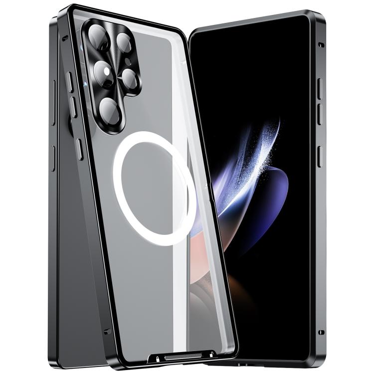 MagSafe Magnetic Frosted Metal Phone Case, For Samsung Galaxy S26 Ultra 5G, For Samsung Galaxy S25 5G, For Samsung Galaxy S25+ 5G, For Samsung Galaxy S25 Ultra 5G, For Samsung Galaxy S24 FE 5G