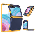 For Samsung Galaxy Z Flip5 SGP Armor 2 in 1 Color Contrast TPU Hybrid PC Phone Case(Blue)