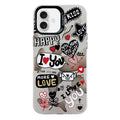Electroplated Silver Series PC Protective Phone Case, For iPhone 16