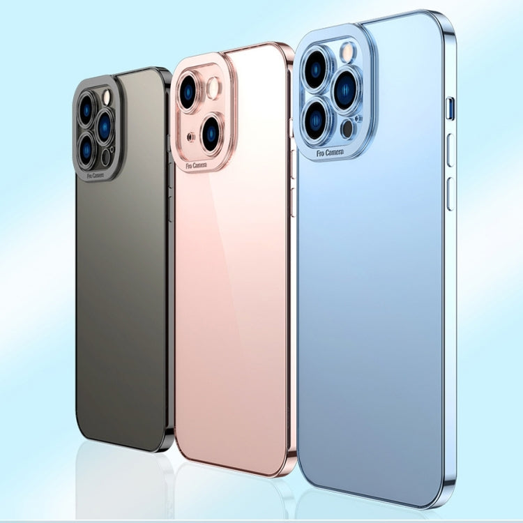 For iPhone 15 Electroplating TPU Phone Case(Black)
