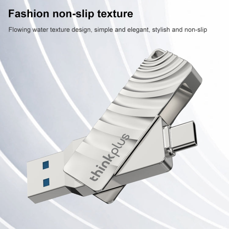 Lenovo Thinkplus MU232 USB 3.2 + USB-C / Type-C Dual Head Flash Drive, 64GB, 128GB, 256GB