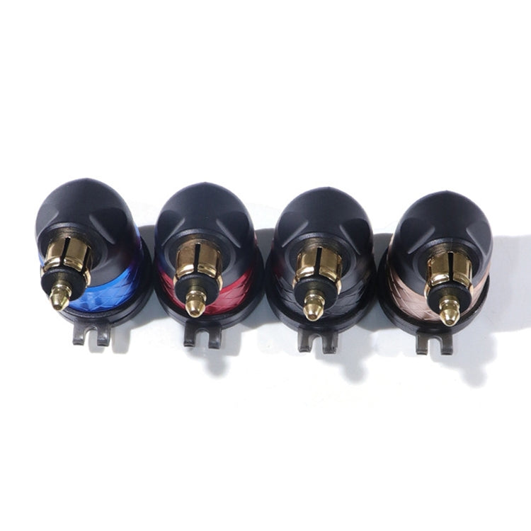 German EU Plug Special Motorcycle Elbow Charger Dual USB Voltmeter 4.2A Charger, Black, Blue, Gold