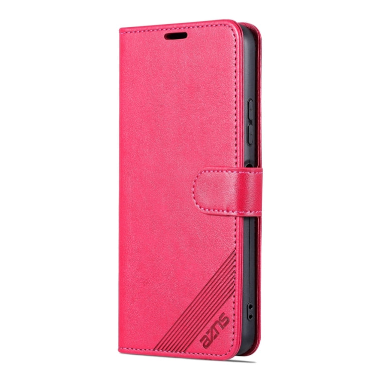 For Huawei Maimang A20 AZNS Sheepskin Texture Flip Leather Phone Case(Red)
