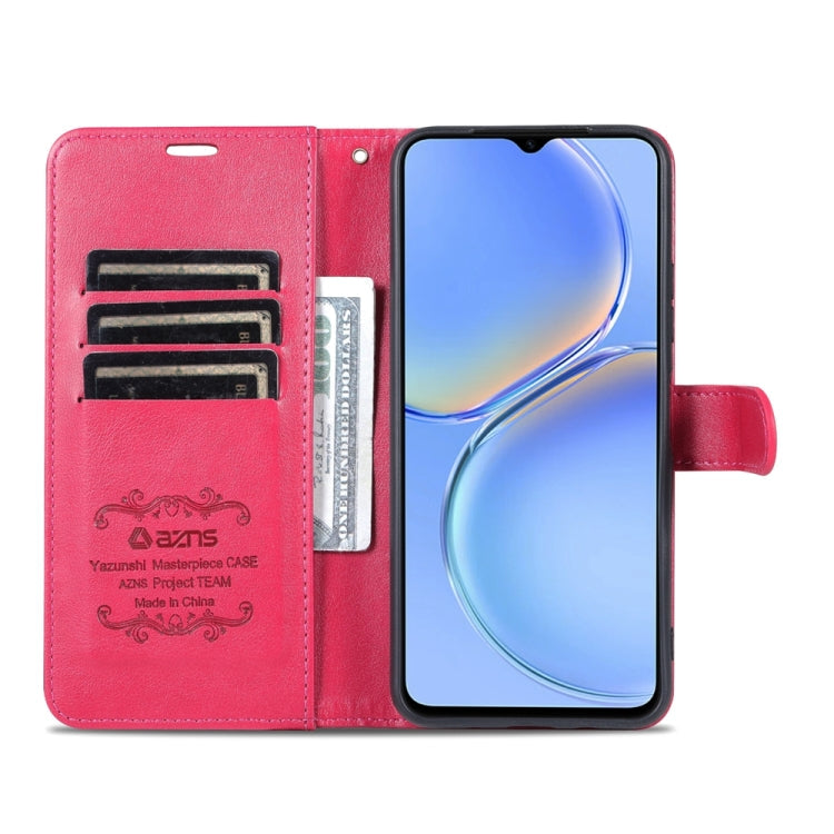 For Huawei Maimang A20 AZNS Sheepskin Texture Flip Leather Phone Case(Red)