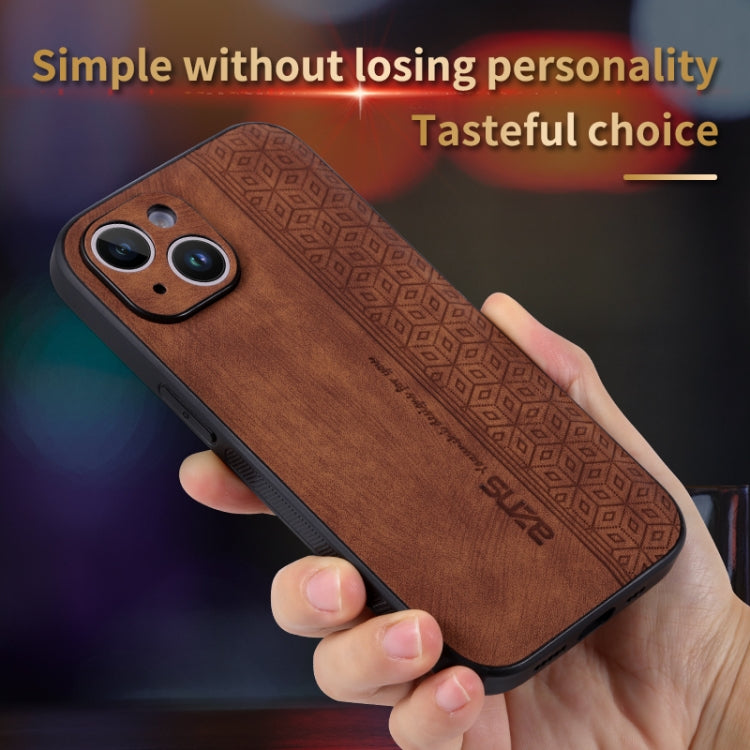AZNS 3D Embossed Skin Feel Phone Case, For iPhone 15