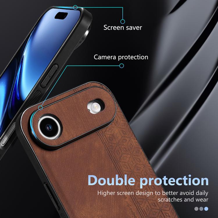 AZNS 3D Embossed Skin Feel Phone Case, For iPhone Air, For iPhone 16 Pro Max, For iPhone 16 Pro, For iPhone 16 Plus