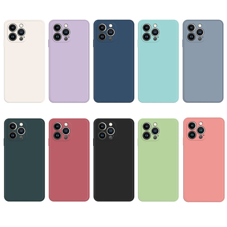 For iPhone 15 Pro Max Imitation Liquid Silicone Phone Case(White)