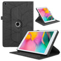 For Samsung Galaxy Tab A 8.0 2019 / T290 Tree Life Embossed Rotation Leather Tablet Case(Black)