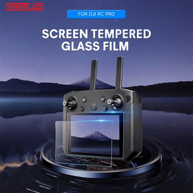 STARTRC 2pcs 9H 2.5D Tempered Glass Film, For DJI RC Pro with Screen Frosted Film, For DJI RC Pro with Screen HD Film