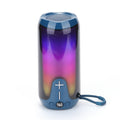 T&G TG651 Portable LED Wireless Bluetooth Speaker Outdoor TWS Subwoofer(Blue)