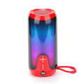T&G TG651 Portable LED Wireless Bluetooth Speaker Outdoor TWS Subwoofer(Red)