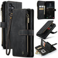 CaseMe C30 Card Slots Zipper Wallet Leather Phone Case, For Samsung Galaxy S24 5G, For Samsung Galaxy S23 FE, For Samsung Galaxy A24 4G, For Samsung Galaxy A23