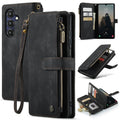 CaseMe C30 Card Slots Zipper Wallet Leather Phone Case, For Samsung Galaxy A25 4G, For Samsung Galaxy A15, For Samsung Galaxy A55 5G, For Samsung Galaxy A35 5G, For Samsung Galaxy S24 Ultra 5G, For Samsung Galaxy S24+ 5G