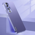 For Honor 90 Pro Streamer Series Micro Frosted Metal Paint PC Phone Case(Dark Purple)
