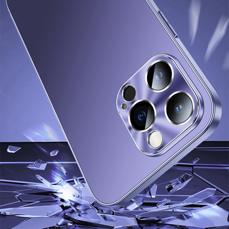 For iPhone 14 Plus Streamer Series Micro Frosted Metal Paint PC Phone Case(Sierra Blue)