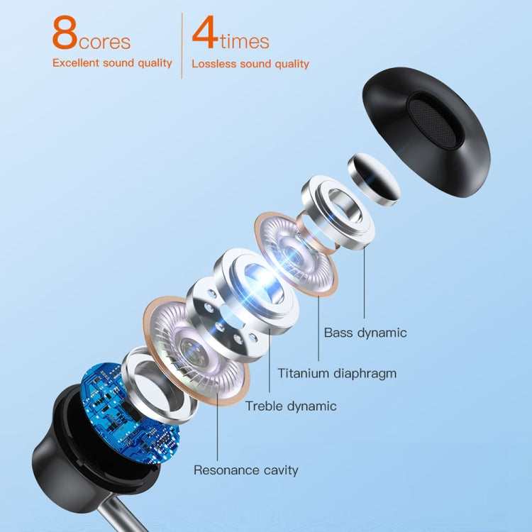 TOTU EP-3 In-Ear Wired Earphone Cable Length:1.2m, Plug Type:3.5mm(Black)