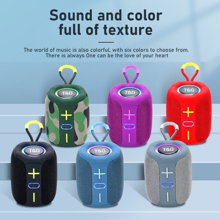 T&G TG-658 Outdoor USB High Power 8W Heavy Bass Wireless Bluetooth Speaker(Blue)