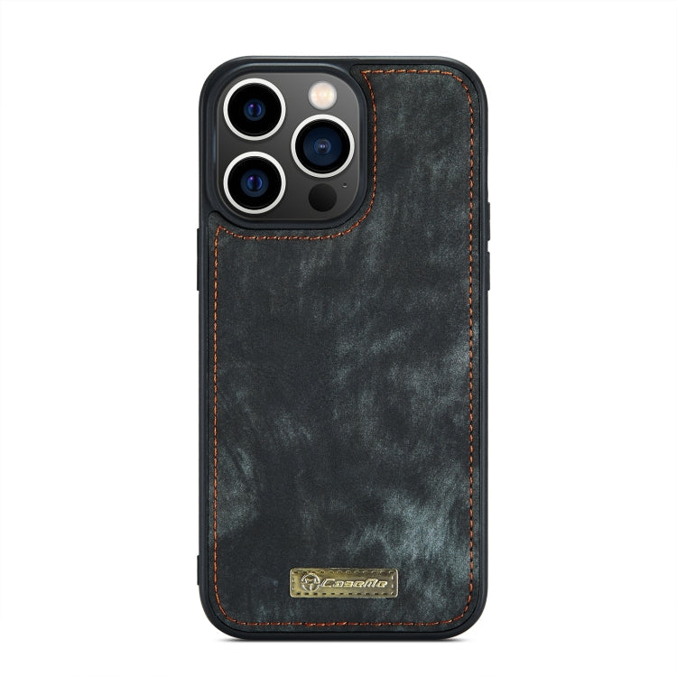 For iPhone 15 Pro Max CaseMe 008 Detachable Multifunctional Leather Phone Case(Black)