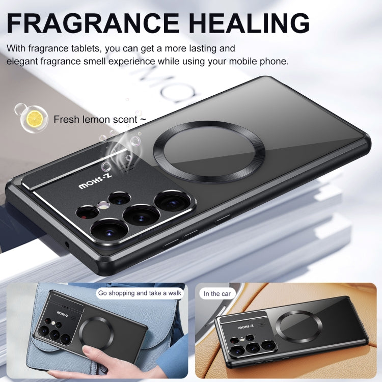 Aromatherapy Holder Single-sided MagSafe Magnetic Phone Case, For Samsung Galaxy S26 Ultra 5G, For Samsung Galaxy S25 Ultra 5G, For Samsung Galaxy S24 Ultra 5G, For Samsung Galaxy S23 Ultra 5G