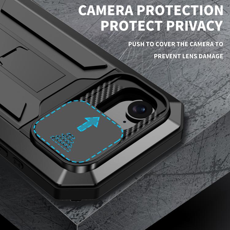 R-JUST Sliding Camera IP54 Life Waterproof Holder Phone Case, For iPhone 17e / 16e, For iPhone 17 Pro Max, For iPhone 17 Pro, For iPhone 17, For iPhone Air, For iPhone 16 Pro Max
