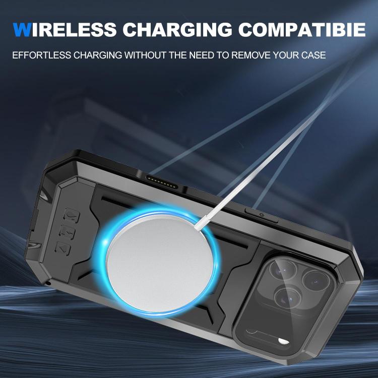 R-JUST Sliding Camera IP54 Life Waterproof Holder Phone Case, For iPhone 17e / 16e, For iPhone 17 Pro Max, For iPhone 17 Pro, For iPhone 17, For iPhone Air, For iPhone 16 Pro Max