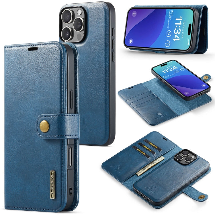 DG.MING Crazy Horse Texture Detachable Magnetic Leather Phone Case, For iPhone Air, For iPhone 16 Pro Max, For iPhone 16 Pro, For iPhone 16 Plus