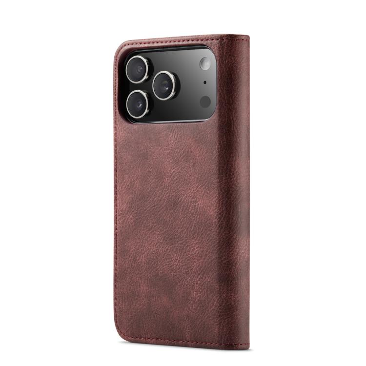 DG.MING Crazy Horse Texture Detachable Magnetic Leather Phone Case, For iPhone 17e / 16e, For iPhone 17 Pro Max, For iPhone 17 Pro, For iPhone 17