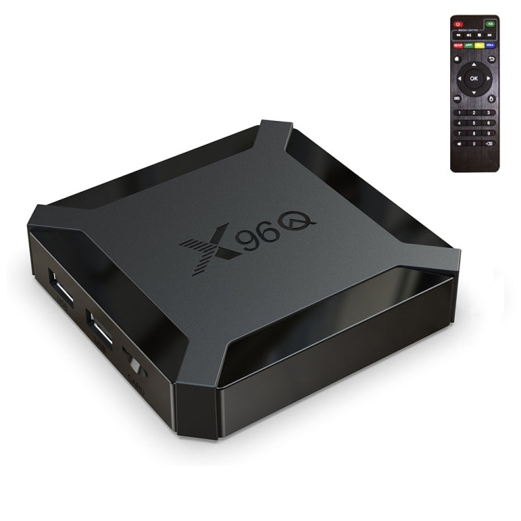 X96Q HD 4K Smart TV Box: Android 10.0, Allwinner H313 Quad-Core, 1GB RAM, 8GB Storage, HDMI, RJ45, AV, USB x2