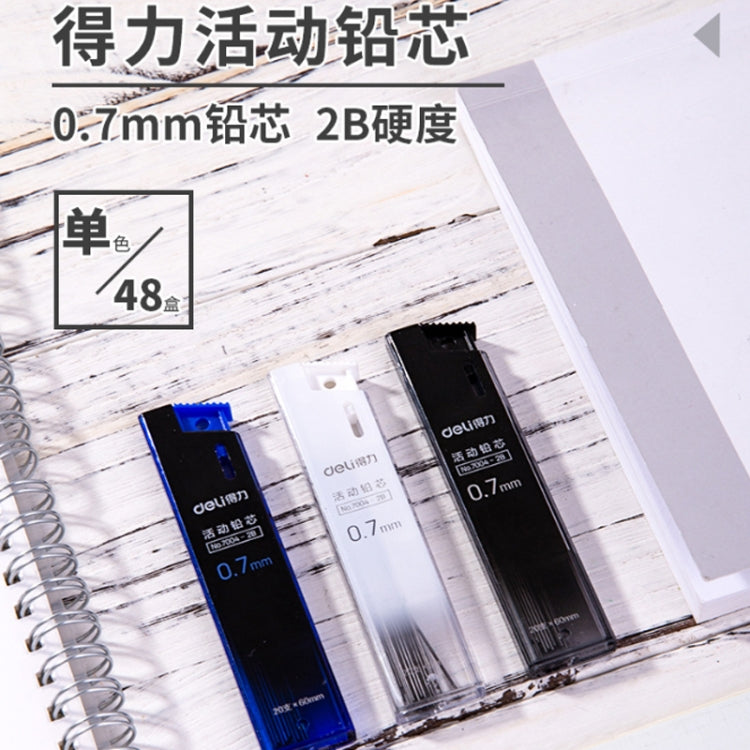 Deli 7004 0.7mm Movable Lead 2B Automatic Pencil Refill, 0.7mm