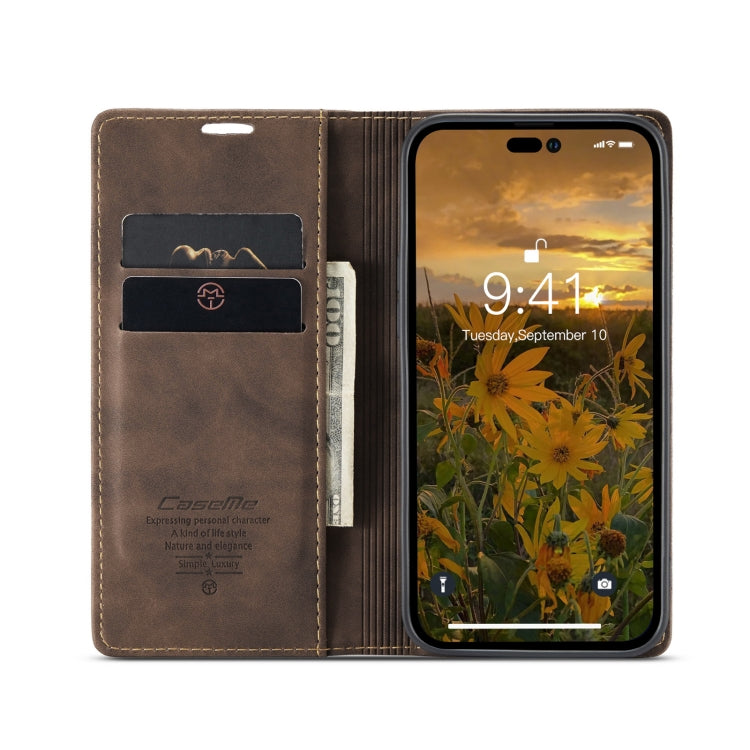 CaseMe 013 Multifunctional Horizontal Flip Leather Phone Case, For iPhone 15 Pro Max, For iPhone 15 Pro, For iPhone 15 Plus, For iPhone 15